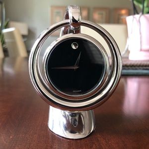 BEAUTIFUL MOVADO DESK CLOCK
